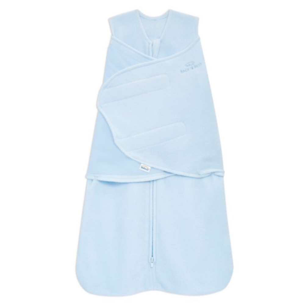 HALO SleepSack Preemie Multi-Way Micro-Fleece Swaddle in Blue